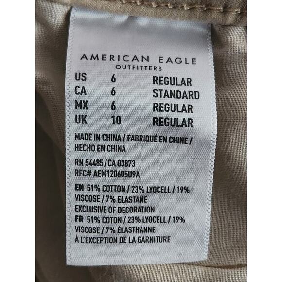 American Eagle Jeans Women's Sz 6 Reg 360 Next Level Stretch Skinny Ankle - Picture 6 of 11